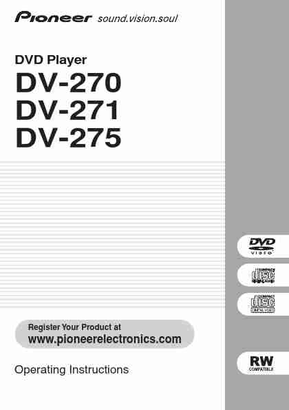 Pioneer DVD Player DV-270-page_pdf